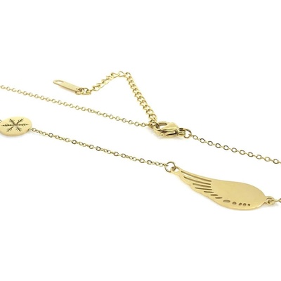 Jan Kos jewellery Řetízek s přívěskem z oceli 12118099