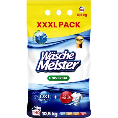 WäscheMeister Universal prací prášok 10,5 kg 140 PD