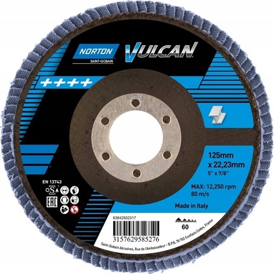Norton lamelový brúsny kotúč 125 x 22 mm 63642502317