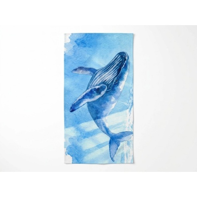Textilomanie plážová osuška BALEANA modrá 70 x 140 cm