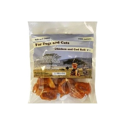 For dogs and cats pamlsok krúžky mäkké z tresky s kuracím mäsom 230 g