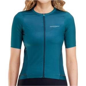 PEPPERMINT Дамска фланелка с къс ръкав за колоездене PEPPERMINT Women's Signature Jersey Cycling jersey - Reef - размер XS (156-2713-1411)