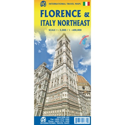 ITMB Publishing Florence & Italy Northeast 1:5 - 1:600 t.