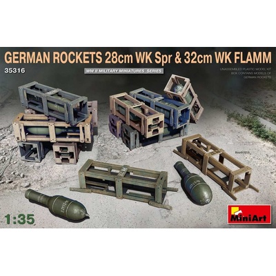 MiniArt German Rockets 28cm WK Spr and 32cm WK Flamm 1:35