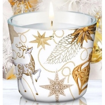 Bartek Candles Glamour Christmas - Golden Glow 115 g