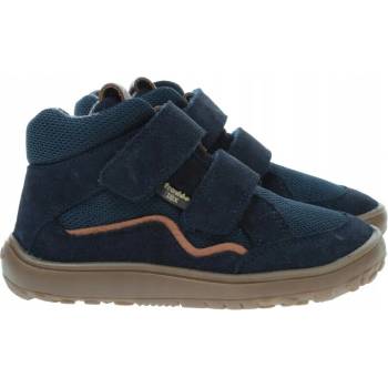 Froddo kotníkové boty G3110266 barefoot chlapecké na suchý zip tmavě modré