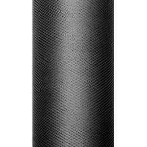 PartyDeco Гладък тюл - черен 0, 15 x 9 м