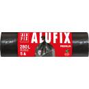 Alufix pytle silné LDPE černé 280 l 60 µm 5ks