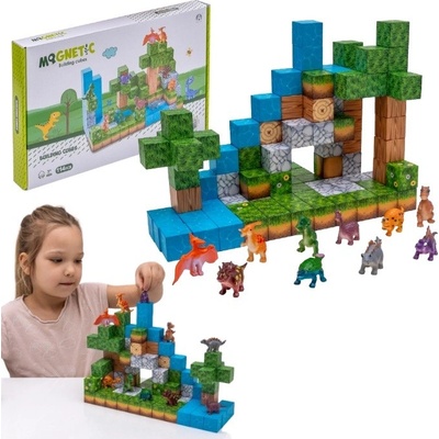 iMex Toys Magnetická stavebnice Dinosauři 114 ks