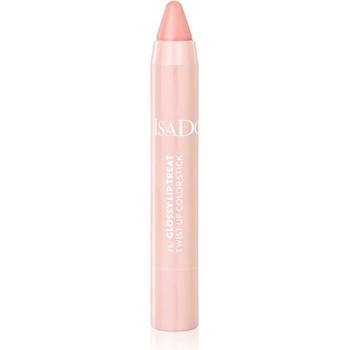 IsaDora The Glossy Lip Treat Twist Up Color овлажняващо червило цвят 00 Clear Nude 3.3 гр