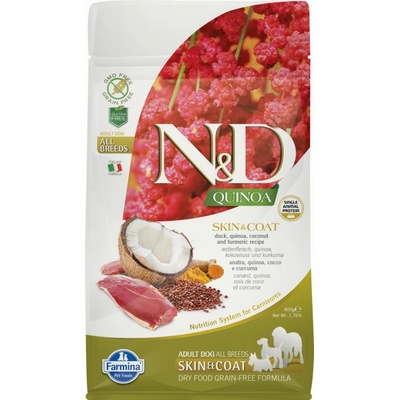 N&D Quinoa grain free Dog Skin & Coat Duck 2,5 kg