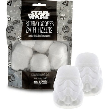 Mad Beauty Star Wars Storm Trooper šumivá guľa do kúpeľa 6 x 30 g darčeková sada