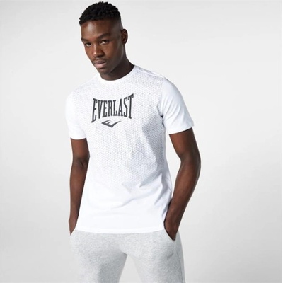 Everlast Geo potištěné tričko pánské bílá