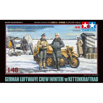 Tamiya German Luftwaffe Crew Winter & Kettenkraftrad 1:48