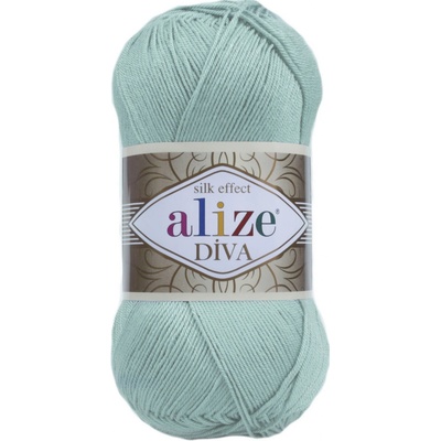 Alize příze Diva 463 šedozelená