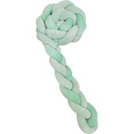 KikkaBoo Плетен плюшен обиколник 180см 3 плитки (12см) Mint (41109050140) - salemax