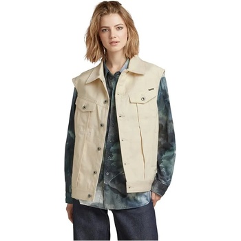 G-STAR Потник G-Star Oversized Denim vest - Beige (Ecru)
