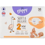 Bella HAPPY S&D размер 2 Mini 3-6 кг 38 бр