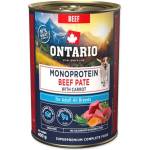 ONTARIO Консерва Ontario Adult монопротеин говеждо пате с морков 400g (214-860040)