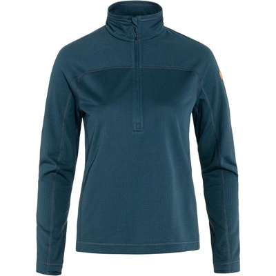 Fjällräven Abisko Lite Fleece Half Zip W modrá