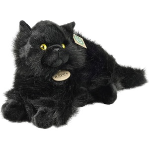 Rappa Плюшена играчка Rappa Еко приятели - Бомбайска котка, лежаща, 30 cm (220959) - baby