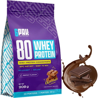 6PAK Nutrition 80 Whey Protein 908 g
