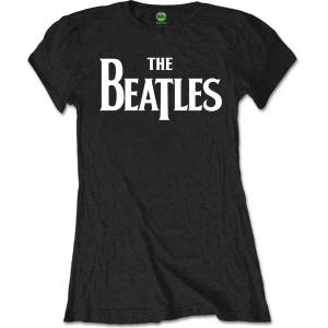 The Beatles Drop T Тениска с къс ръкав Black L Дамски (BEATTEEP10LB03)