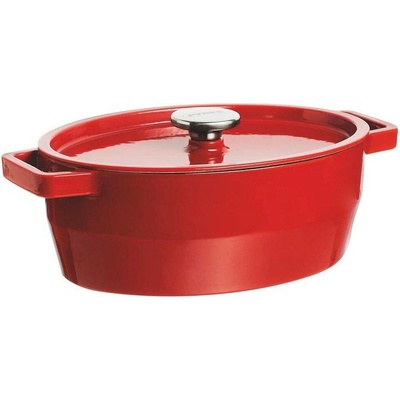 Pyrex KASTROL LITINOVÝ S POKL. PYREX 4L, 29X21CM, ČERVEN_hamashop