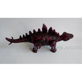 Image 1 of Детска играчка Динозавър ходещ и светещ - лилав