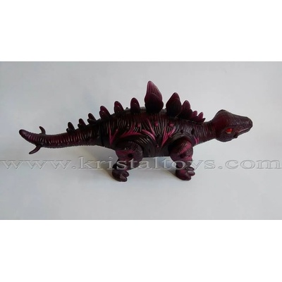 Детска играчка Динозавър ходещ и светещ - лилав