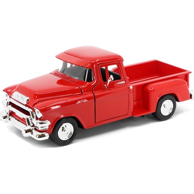 MOTORMAX GMC Blue Chip Pick-up 1955 červená 1:24