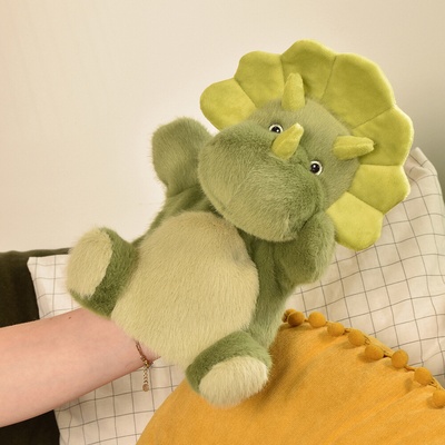 Doudou Histoire d'Ours maňásek Dinosaurus zelený 24 cm