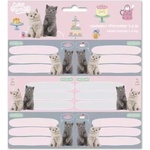 Ars Una „Cute Animals: Tea Party етикет за тетрадка - 3 x 6 см
