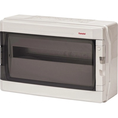 Famatel 39018 ACQUA+ IP65 18mod. (1x18) na omítku průhl. dveře 285x432x160mm
