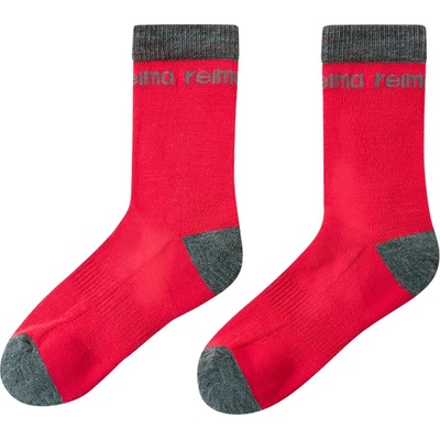 Reima Детски мериносови чорапи Reima Kid's Saapas Merino socks - Reima Red - размер 19-21 (EU) (207-0642-0210)