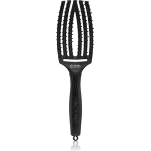 Olivia Garden Fingerbrush Double Bristles плоска четка за по-лесно разресване на косата