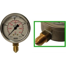 Manometer Fi 63 Bsp 1/4" Spodný rozsah 0-400 Bar Wika