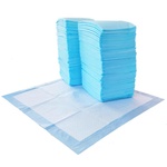 Amazon Basics Puppy Training Pads, Leakproof, Scented, 5-Layer, 100 Count, Blue/White - TRP100RS (TRP100RS)