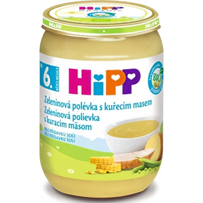 Hipp BABY MENU Bio Zeleninová polévka s kuřecím masem 190 g