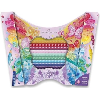 Faber Castell Sparkle 20 farieb motýlik kovová krabička 201971