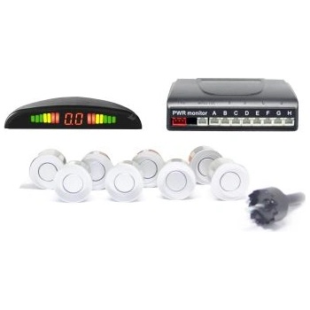 Image 1 of Парктроник с 8 сензора и led дисплей - сребристи датчици