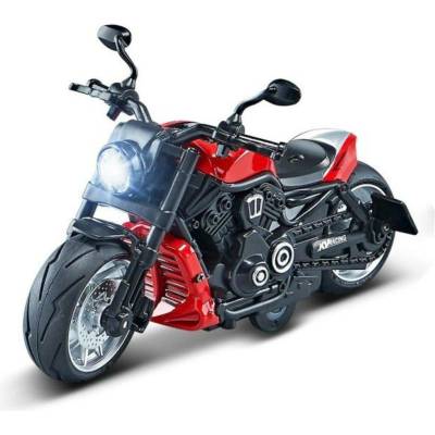 Alltoys Motorka 1 : 12 so svetlom červená