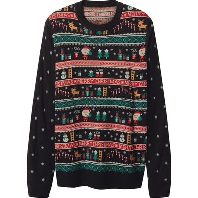 esmara Men pánský vánoční svetr černá