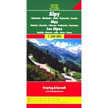 Alpy mapa Freytag 1:500t