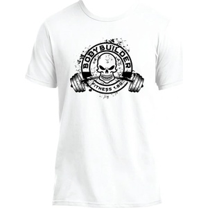 FITNESS 1 T-Shirt Bodybuilder - White S