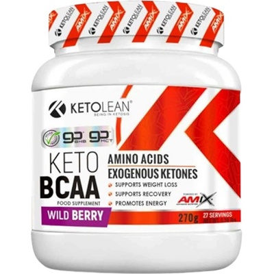 Amix Nutrition KetoLean® Keto goBHB® + BCAA [270 грама] Свежи горски плодове