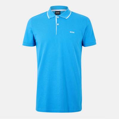 Boss Блуза с яка Boss Men's Firenze Short Sleeve Polo Shirt - Lt/Pastel Blue