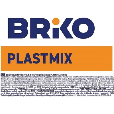 BRIKO Plastifikátor betonu Plastmix 4/108 5 l