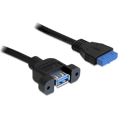Delock 83118 USB 3.0 USB A zásuvka kolíkový konektor 19pin 0,5m