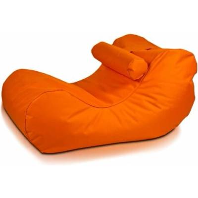 TiaHome Sedací vak Ležadlo XL polyester Oranžová